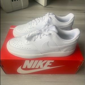 White Nike sneakers
